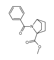 methyl N-benzoyl-7-azabicyclo[2.2.1]heptane-1-carboxylate结构式