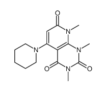 1,3,8-trimethyl-5-piperidin-1-ylpyrido[2,3-d]pyrimidine-2,4,7-trione Structure