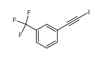1-(m-Trifluormethylphenyl)-2-iod-acetylen结构式