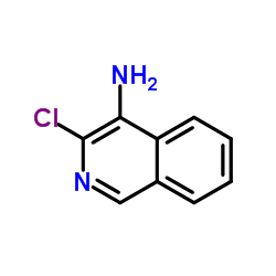 3-氯-4-异喹啉胺结构式