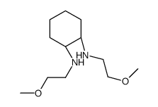 (1R,2R)-1-N,2-N-bis(2-methoxyethyl)cyclohexane-1,2-diamine结构式