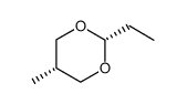 2-Aethyl-5-methyl-1,3-dioxan Structure