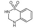 3,4-Dihydro-2H-1,2,4-benzothiadiazine 1,1-dioxide Structure