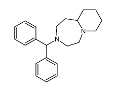 3-benzhydryl-2,4,5,7,8,9,10,10a-octahydro-1H-pyrido[1,2-d][1,4]diazepine结构式