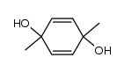 1,4-dimethylcyclohexa-2,5-diene-1,4-diol结构式