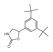 5-(3,5-di-tert-butyl-phenyl)-oxazolidin-2-one Structure