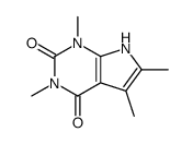 1,3,5,6-Tetramethyl-1H-pyrrolo[2,3-d]pyrimidine-2,4(3H,7H)-dione Structure