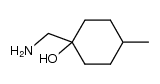 1-Aminomethyl-4-methyl-cyclohexanol结构式