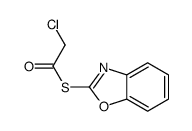 S-(1,3-benzoxazol-2-yl) 2-chloroethanethioate结构式