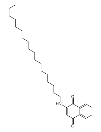 2-OCTADECYLAMINO-1,4-NAPHTHOQUINONE Structure