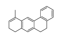 11-methyl-5,6,8,9-tetrahydro-benz[a]anthracene结构式