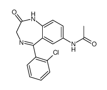 7-Acetaminoclonazepam结构式