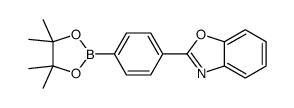 2-(4-(4,4,5,5-Tetramethyl-1,3,2-dioxaborolan-2-yl)phenyl)benzo[d]oxazole picture