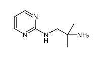2-methyl-1-N-pyrimidin-2-ylpropane-1,2-diamine结构式