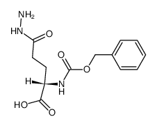 N-benzyloxycarbonyl-L-glutamic acid-5-hydrazide Structure