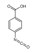 4-isocyanatobenzoic acid结构式