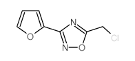 5-氯甲基-3-(2-呋喃)-1,2,4-噁二唑结构式
