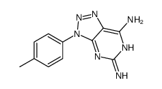 3-(4-methylphenyl)triazolo[4,5-d]pyrimidine-5,7-diamine Structure