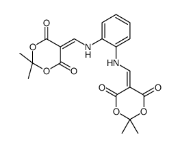 5-[[2-[(2,2-dimethyl-4,6-dioxo-1,3-dioxan-5-ylidene)methylamino]anilino]methylidene]-2,2-dimethyl-1,3-dioxane-4,6-dione Structure