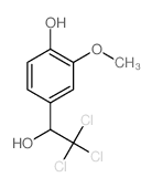 Benzenemethanol,4-hydroxy-3-methoxy-a-(trichloromethyl)-结构式