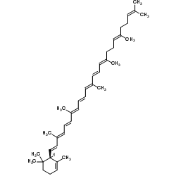 (6R)-4,5-Didehydro-5,6,7',8'-tetrahydro-β,ψ-carotene Structure