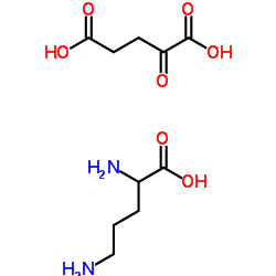 DL-Ornithine 2-oxoglutarate Structure