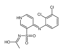 N-[4-(2,3-dichloroanilino)pyridin-3-yl]sulfonylacetamide Structure