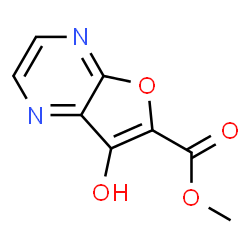 Furo[2,3-b]pyrazine-6-carboxylic acid,7-hydroxy-,methyl ester Structure