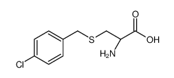 (2R)-2-amino-3-[(4-chlorophenyl)methylsulfanyl]propanoic acid Structure