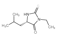 4-Imidazolidinone,3-ethyl-5-(2-methylpropyl)-2-thioxo-,(5S)-(9CI)结构式