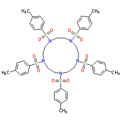 PENTAAZA-15-CROWN-5, N,N,N ,N ,N-PENTATOSYLAMIDE Structure