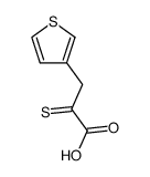 3-(thiophen-3-yl)-2-thioxopropanoic acid Structure