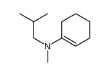 N-methyl-N-(2-methylpropyl)cyclohexen-1-amine Structure