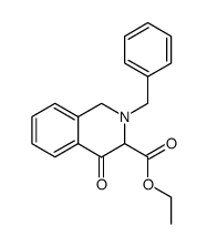 2-benzyl-3-carboethoxy-2,3-dihydro-4(1H)-isoquinolone Structure