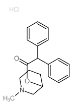 1-methyl-3-piperidinyl diphenylacetate结构式