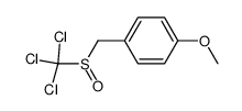 p-methoxybenzyl trichloromethyl sulfoxide结构式