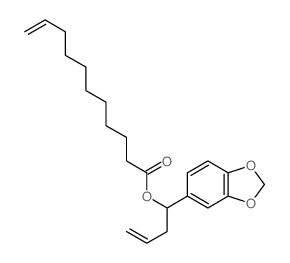 1-benzo[1,3]dioxol-5-ylbut-3-enyl undec-10-enoate picture