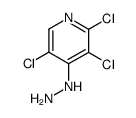 2,3,5-trichloro-4-hydrazino-pyridine结构式