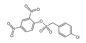 2,4-dinitrophenyl (4-chlorophenyl)methanesulfonate Structure