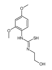 1-(2,4-dimethoxyphenyl)-3-(2-hydroxyethyl)thiourea Structure