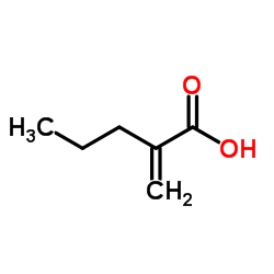 2-Methylenepentanoic acid Structure