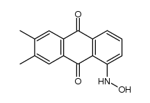 5-hydroxylamino-2,3-dimethylanthraquinone结构式