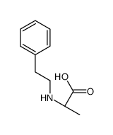 (2S)-2-(2-phenylethylamino)propanoic acid结构式