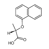 (S)-2-(1-naphthoxy)propanoic acid Structure