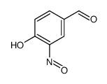 4-hydroxy-3-nitrosobenzaldehyde Structure