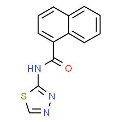 1-Naphthalenecarboxamide,N-1,3,4-thiadiazol-2-yl-(9CI) structure