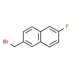 2-(Bromomethyl)-6-fluoronaphthalene Structure