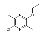 2-chloro-5-ethoxy-3,6-dimethyl-pyrazine Structure