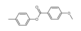 4-Methoxybenzoesure-4-methylphenylester Structure
