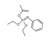 diethyl prop-1-en-2-yl phenylphosphorimidate Structure